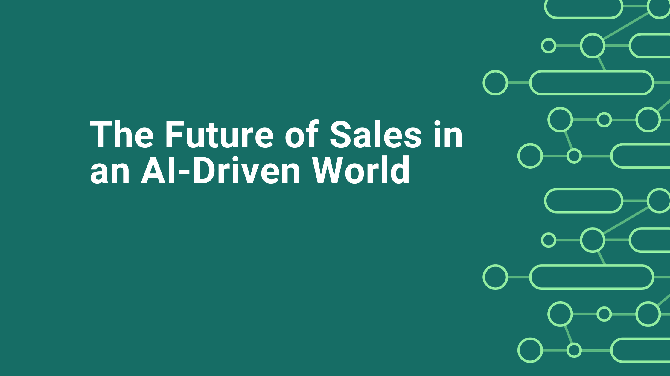 The future of sales